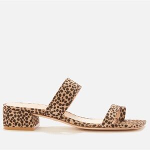 Stuart Weitzman Maisie 35 Leopard Print
Block Heeled Sandal Size 6.5